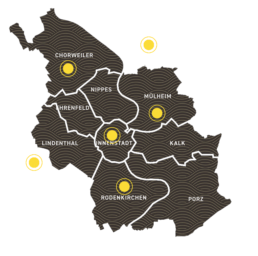 KölnWest bietet in verschiedenen Stadtteilen von Köln und auch in der näheren Umgebung Hauskreise an